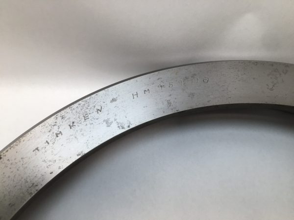Single Cup – 19.6830 in Cup Outer Diameter, 2.2500 in Cup Width, class 2, Case-Carburized Steel.