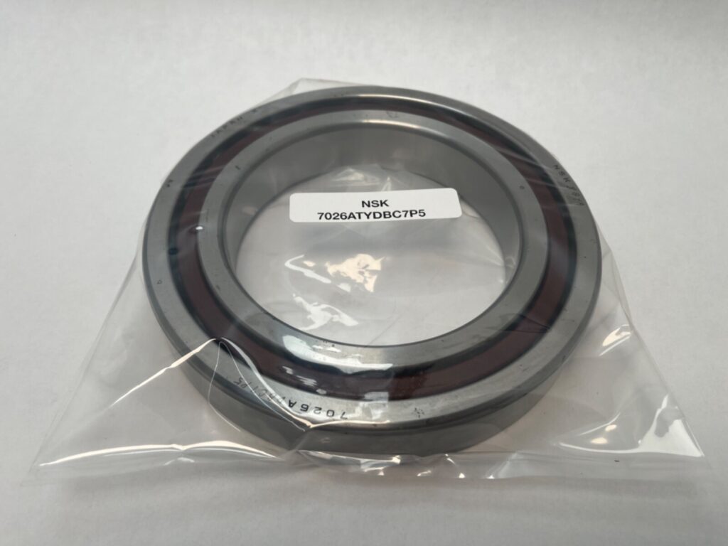 Angular Contact Ball Bearing Pair – Straight Bore, 130 mm ID, 200 mm OD, 66 mm Width, Open, 30° Contact Angle, Back-to-Back Arrangement.