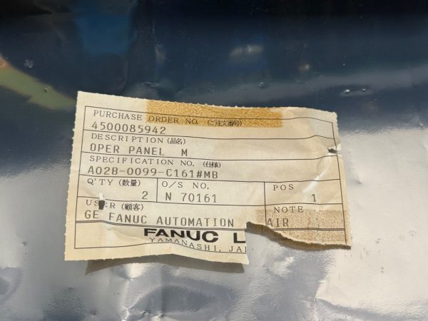Fanuc A02B-0099-C161/MB Operator Interface Panel Keyboard A02B0099C161 MB