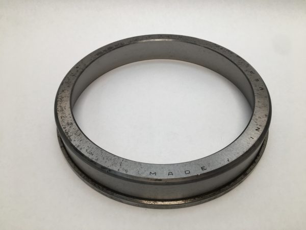 Taper Roller Bearing Cup – 8.125 in OD, 1.375 in Width, Flanged, Case Carburized Steel.