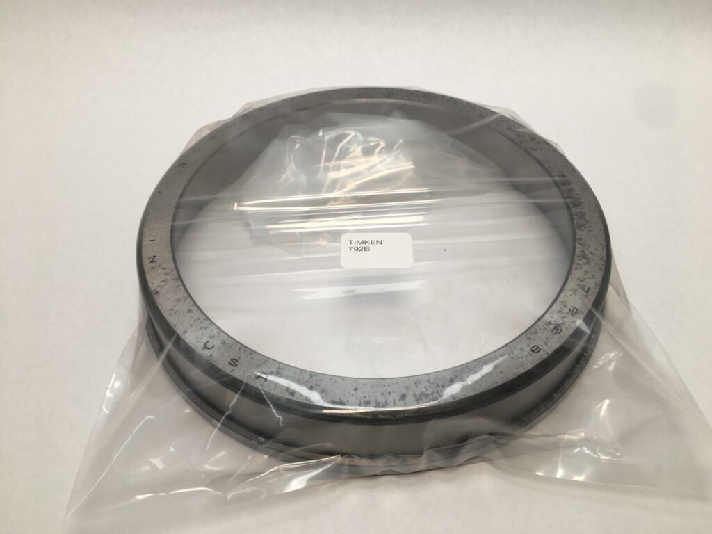 Taper Roller Bearing Cup – 8.125 in OD, 1.375 in Width, Flanged, Case Carburized Steel.