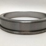 Taper Roller Bearing Cup – 8.125 in OD, 1.375 in Width, Flanged, Case Carburized Steel.