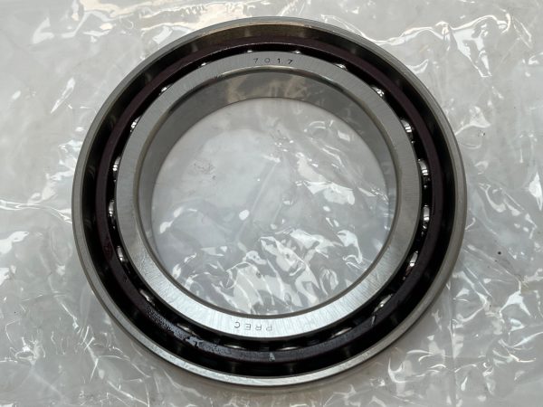 Angular Contact Ball Bearing – 85 mm ID, 130 mm OD, 22 mm Width, Open, 15° Contact Angle, Light Preload.