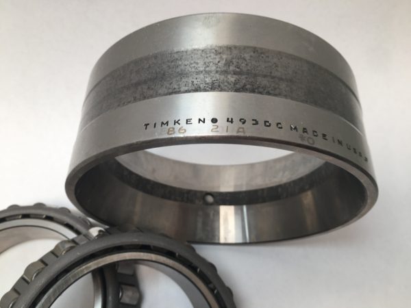 Timken 497-90293 Double Taper Bearing Cone & Cup 3-3/8″ ID 5-3/8″ OD 493DC USA