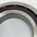 Angular Contact Ball Bearing – Straight Bore, 85 mm ID, 150 mm OD, 28 mm Width, Open, 15° Contact Angle.