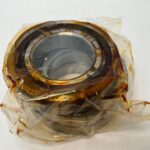 Angular Contact Ball Bearing – 55 mm ID, 100 mm OD, 21 mm Width, Open, 25°, Light preload.