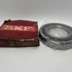 Angular Contact Ball Bearing – Straight Bore, 100 mm ID, 180 mm OD, 34 mm Width, Open, 15° Contact Angle.