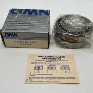 Angular Contact Ball Bearing - 45 mm ID, 75 mm OD, 16 mm Width, Open, 15°, Light Preload.