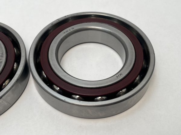 Angular Contact Ball Bearing – 65 mm ID, 120 mm OD, 69 mm Width, Open, 15°.