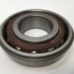 Angular Contact Ball Bearing – Straight Bore, 50 mm ID, 110 mm OD, 27 mm Width, Open.