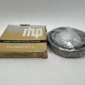 Angular Contact Ball Bearing - Straight Bore, 95 mm ID, 145 mm OD, 24 mm Width, Open, 15° Contact Angle, Light Preload.