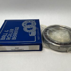 Angular Contact Ball Bearing - Straight Bore, 90 mm ID, 140 mm OD, 24 mm Width, Open, 15° Contact Angle, Medium Preload.