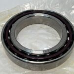 Angular Contact Ball Bearing – Straight Bore, 90 mm ID, 140 mm OD, 24 mm Width, Open, 15° Contact Angle, Medium Preload.