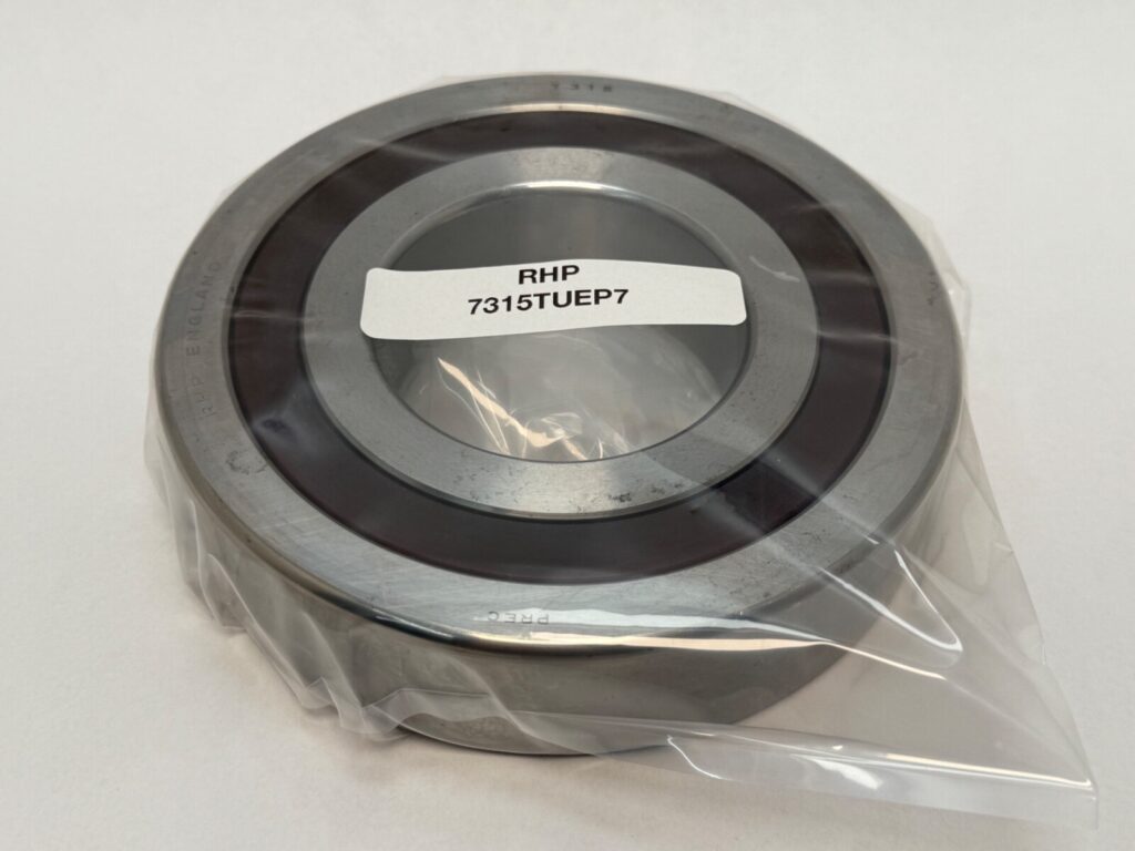 Angular Contact Ball Bearing – 75 mm ID, 160 mm OD, 37 mm Width, Open, 15° Contact Angle.