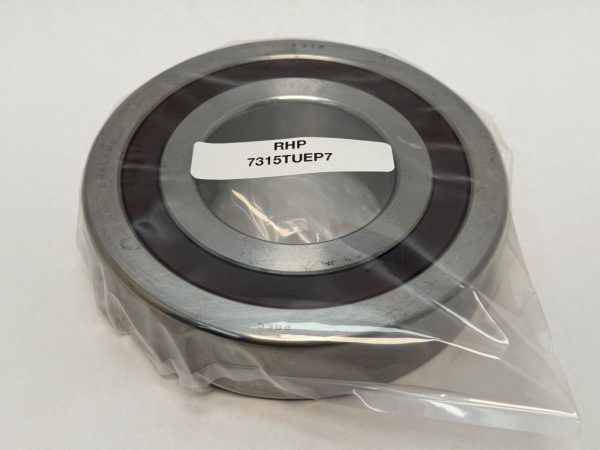 Angular Contact Ball Bearing – 75 mm ID, 160 mm OD, 37 mm Width, Open, 15° Contact Angle.