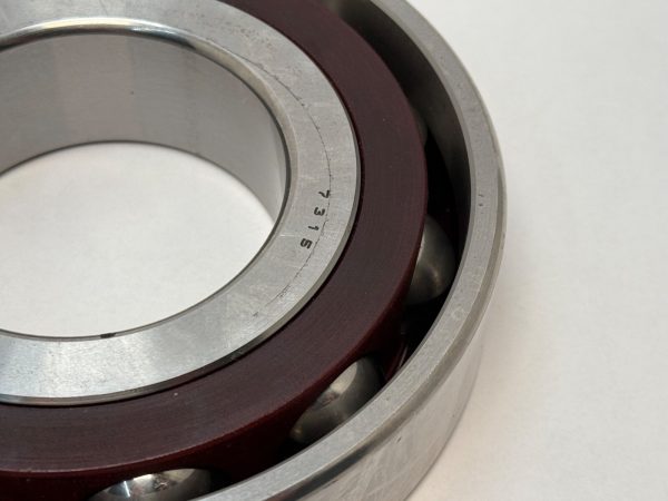 Angular Contact Ball Bearing – 75 mm ID, 160 mm OD, 37 mm Width, Open, 15° Contact Angle.