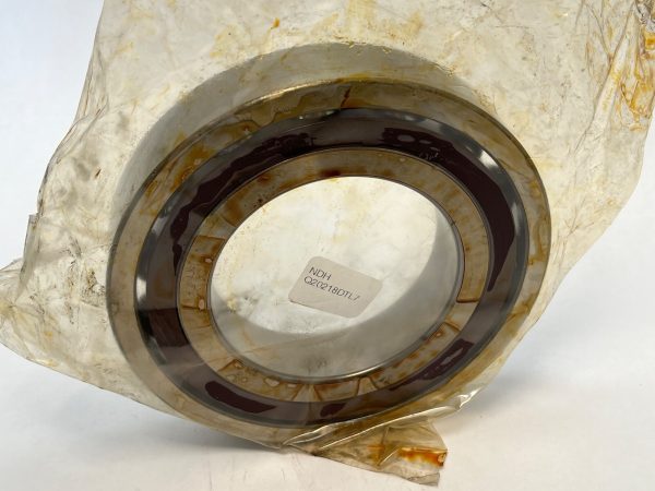 Angular Contact Ball Bearing – 90 mm ID, 160 mm OD, 30 mm Width, Open, 15° Contact Angle, Light Preload.