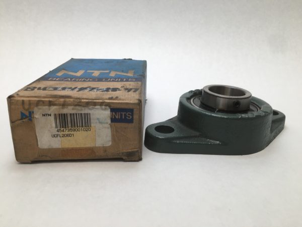 Flange Unit – 30 mm Bore, 2 bolt, Cast Iron, Standard Duty, Non-Expanding