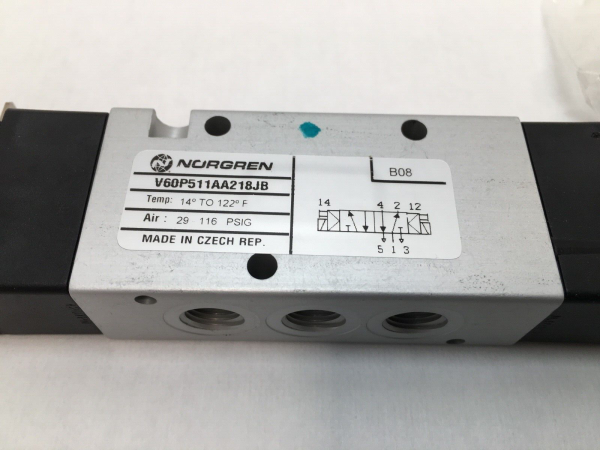 NORGREN V60P511AA218JB Solenoid Valve V60-P511A-A218JB 120VAC 54934-01