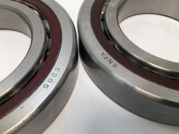 Angular Contact Ball Bearing – Straight Bore, 85 mm ID, 150 mm OD, 28 mm Width, Open, 25° Contact Angle, Normal Internal clearance.