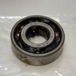 Angular Contact Ball Bearing – Straight Bore, 20 mm ID, 47 mm OD, 14 mm Width, Open.