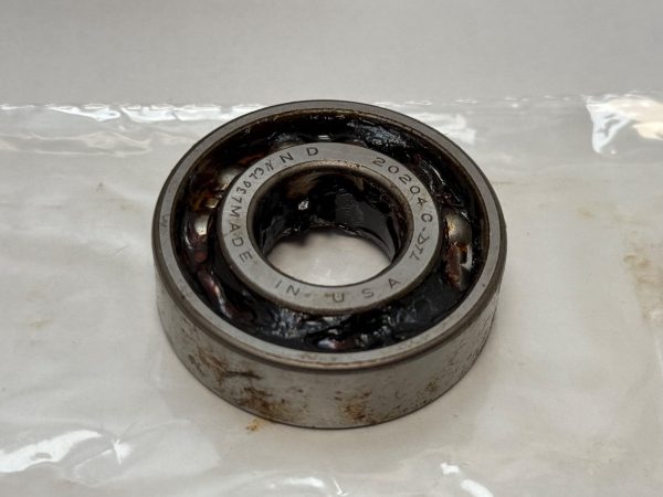 Angular Contact Ball Bearing – Straight Bore, 20 mm ID, 47 mm OD, 14 mm Width, Open.