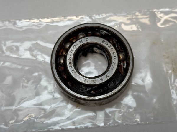 Angular Contact Ball Bearing – Straight Bore, 20 mm ID, 47 mm OD, 14 mm Width, Open.