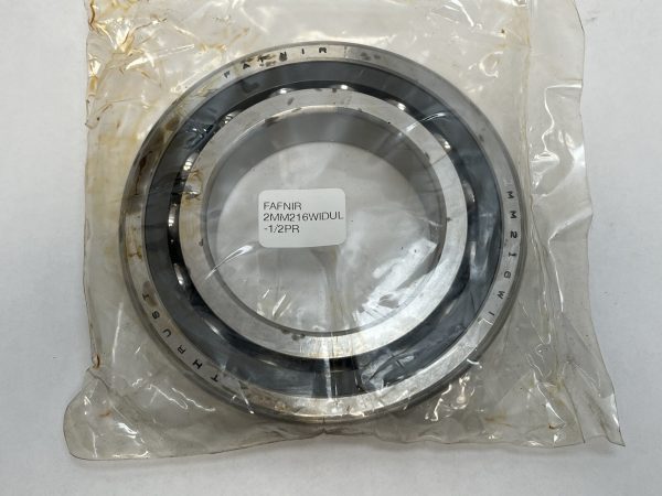 Angular Contact Ball Bearing – Straight Bore, 80 mm ID, 140 mm OD, 26 mm Width, Open, 15° Contact Angle, Light Preload.