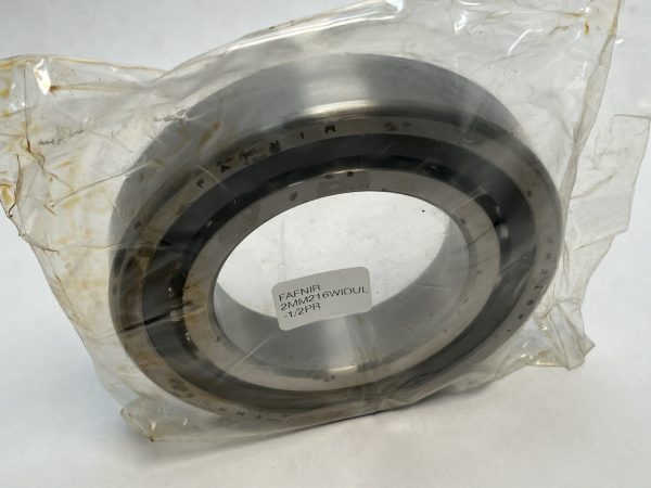 Angular Contact Ball Bearing – Straight Bore, 80 mm ID, 140 mm OD, 26 mm Width, Open, 15° Contact Angle, Light Preload.
