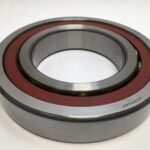 Angular Contact Ball Bearing – 100 mm ID, 180 mm OD, 34 mm Width, Open, 15° Contact Angle, Light Preload.