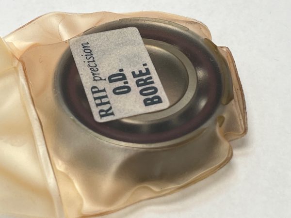 Angular Contact Ball Bearing – 20 mm ID, 42 mm OD, 12 mm Width, Open, 15° Contact Angle, Light Preload.