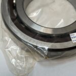 Angular Contact Ball Bearing – 100 mm ID, 180 mm OD, 34 mm Width, Open, 15° Contact Angle.