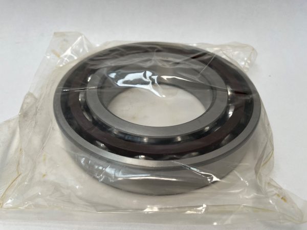 Angular Contact Ball Bearing – 100 mm ID, 180 mm OD, 34 mm Width, Open, 15° Contact Angle.