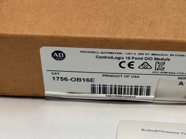 Allen-Bradley 1756-OB16E ControlLogix 16 Point D/O Module SER A 1756OB16E