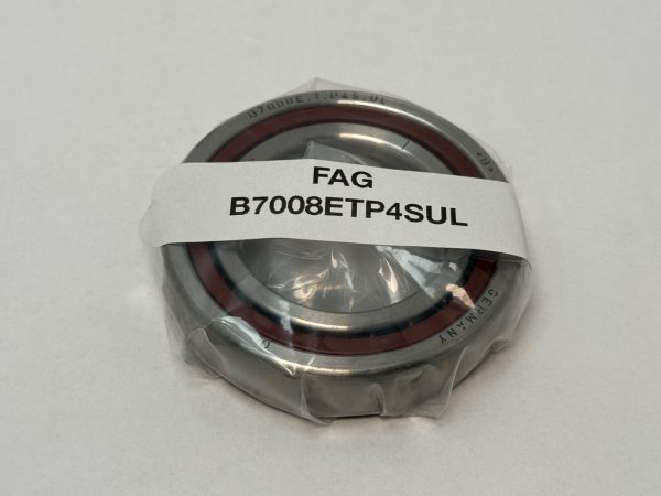 FAG B7008ETP4SUL angular contact ball bearing wrapped in plastic with manufacturer label