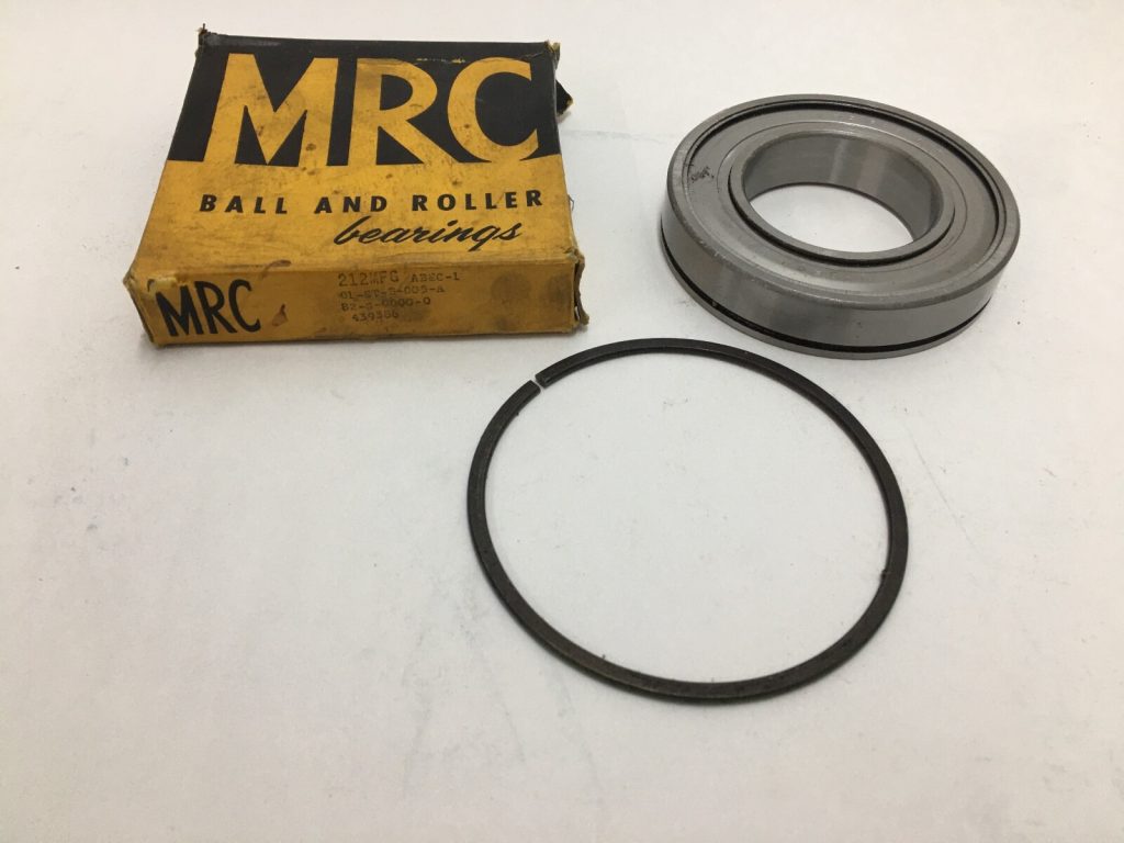 Deep Groove Ball Bearing - Straight Bore, 60 mm ID, 110 mm OD, 22 mm Width, Single Shield, With Snap Ring