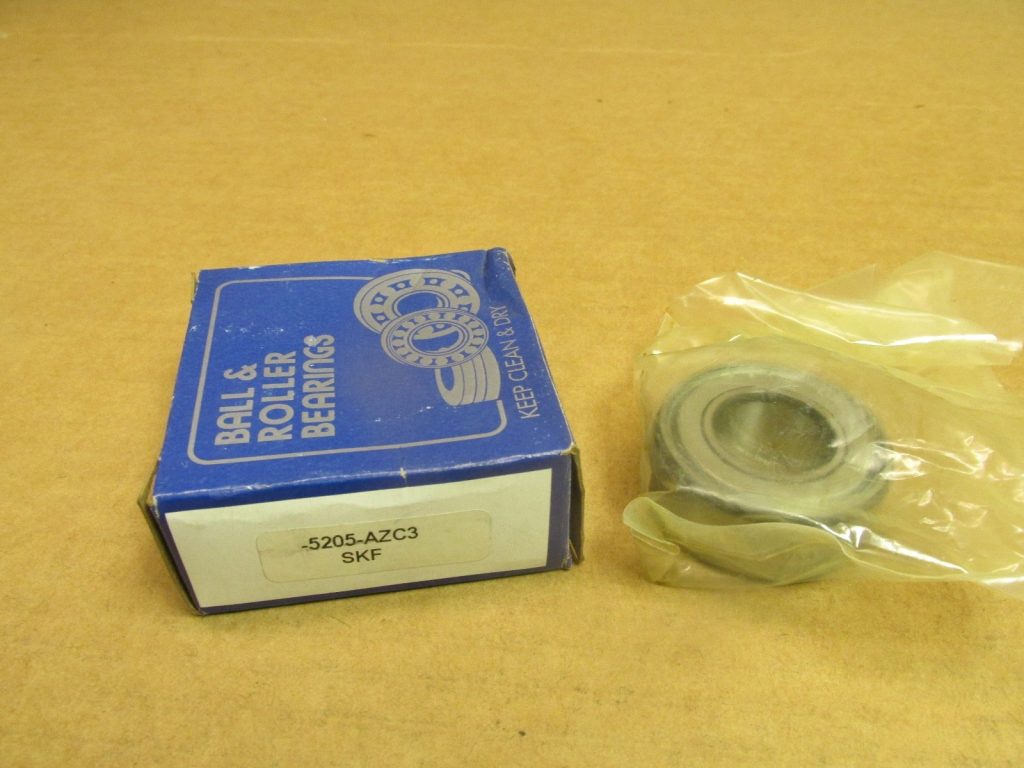 Angular Contact Ball Bearing - Double Row, 25 mm ID, 52 mm OD, 20.6 mm Width, Double Shield, C3 Internal Clearance.