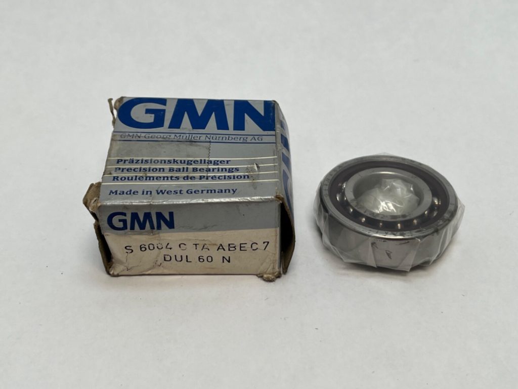Angular Contact Bearing - 20 mm ID, 42 mm OD, 12 mm Width, Open, 15°, Light preload.