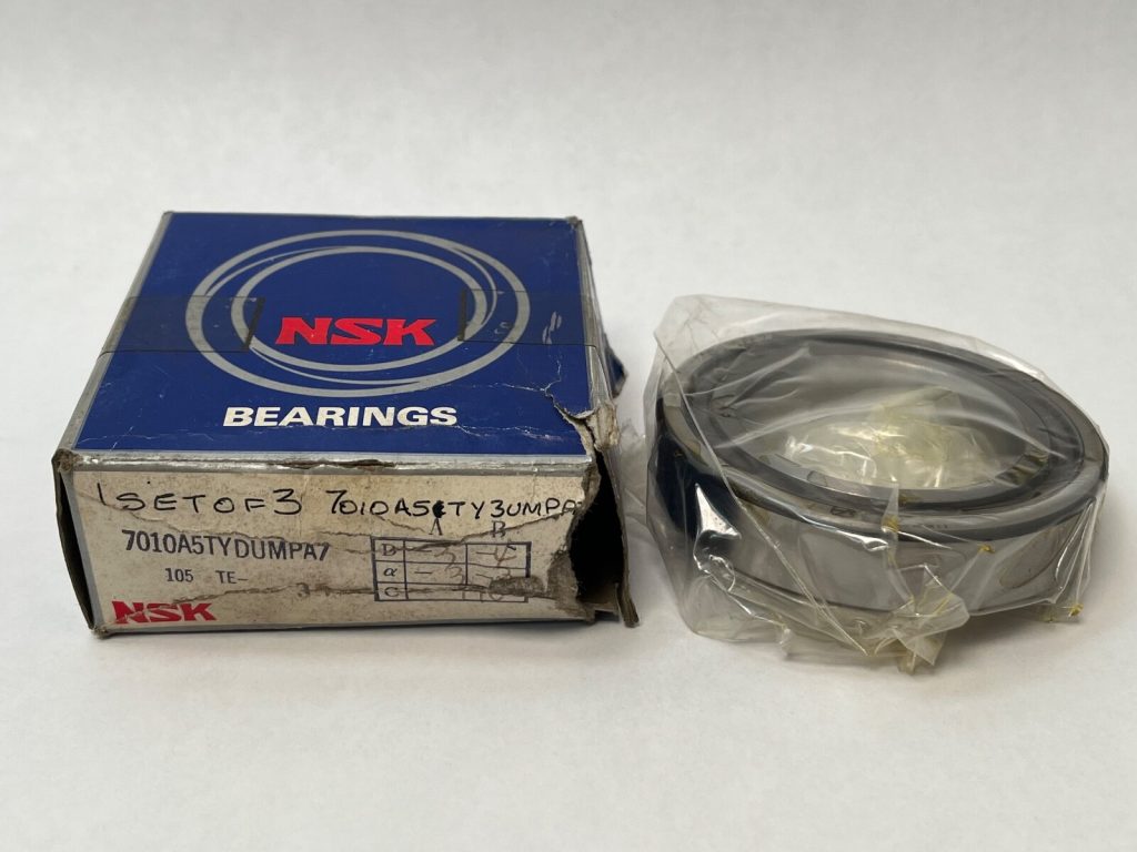 Angular Contact Ball Bearing - 50 mm ID, 80 mm OD, 16 mm Width, Open, 25° Contact Angle, Medium Preload.