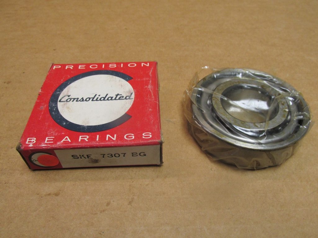 SKF 7307BG Angular Contact Ball Bearing. 35mm ID 80mm OD 21mm Width. 40° Contact Angle (B). Universal Flush Grinding (G) for pairing.