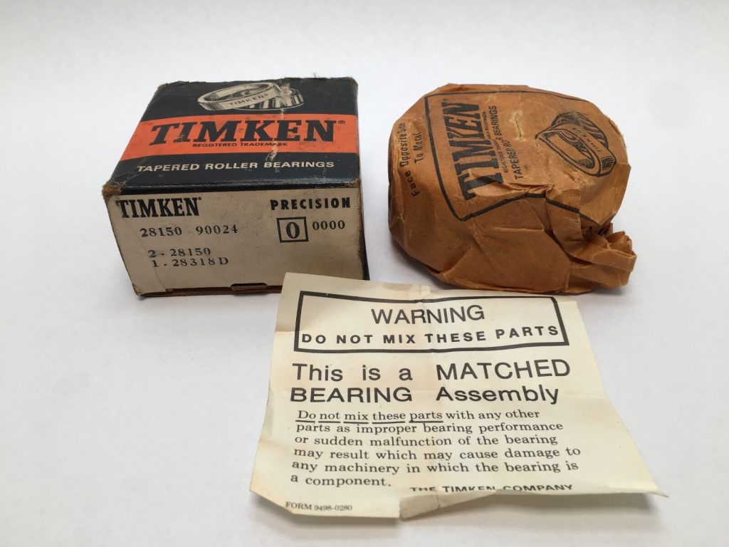 Tapered Roller Bearing - 1.5000 in Bore, 0.7500 in Cone Width, 3.1510 Cup Outer Diameter, class 2, Case-Hardened Steel.