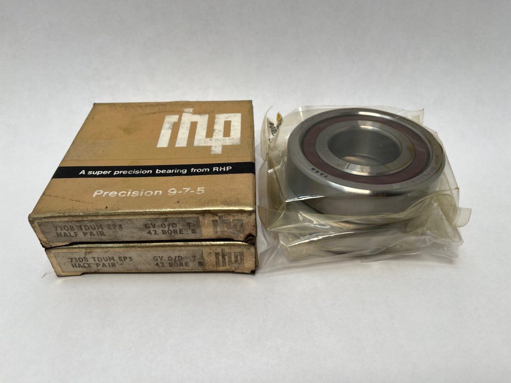 Angular Contact Ball Bearing - 40 mm ID, 90 mm OD, 23 mm Width, Open, 15° Contact Angle, Medium Preload.