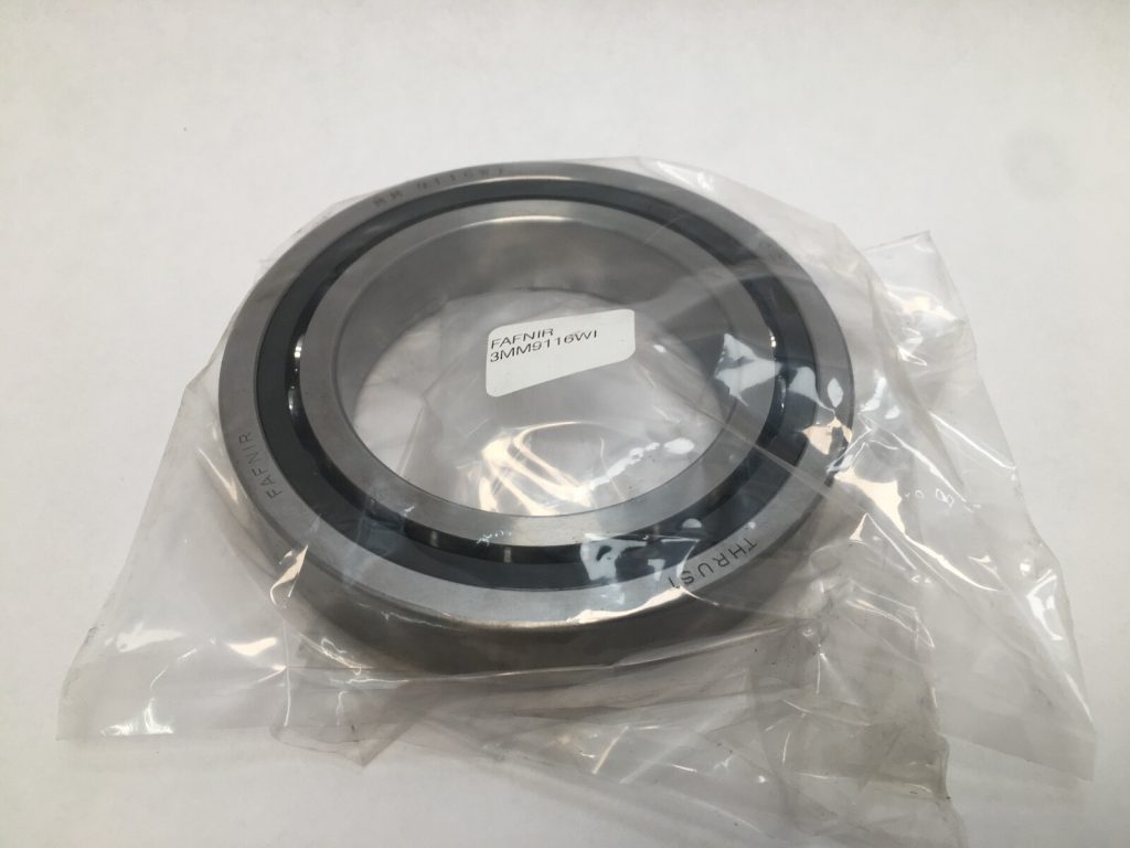Angular contact bearing - 80 mm ID, 125 mm OD, 22 mm Width, Open, 25° Contact Angle.