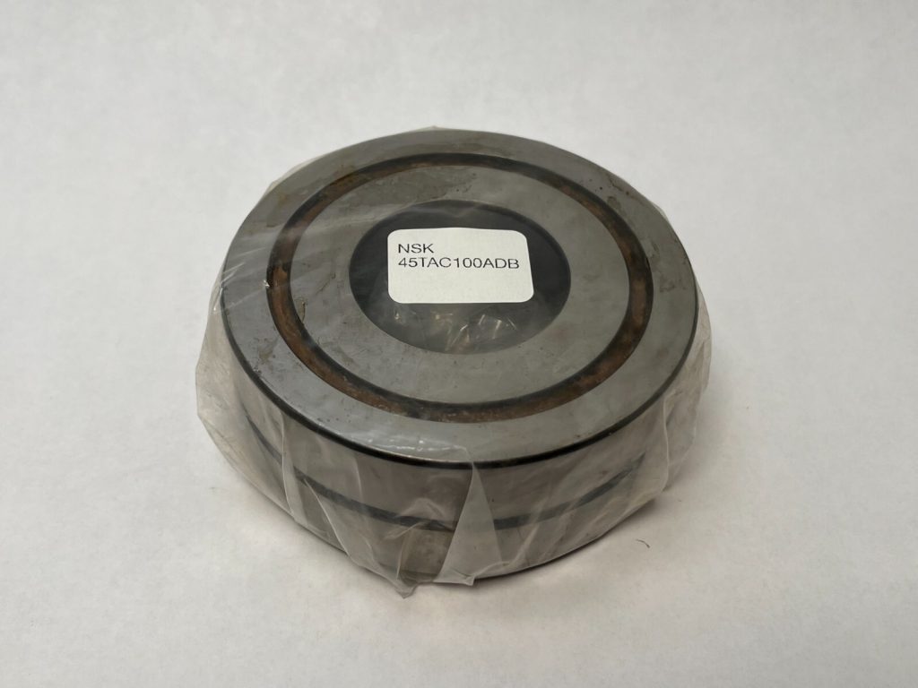 Angular Contact Ball Bearing - Straight Bore, 45 mm ID, 100 mm OD, 20 mm Width, Open, 60° Contact Angle, Heavy Preload.
