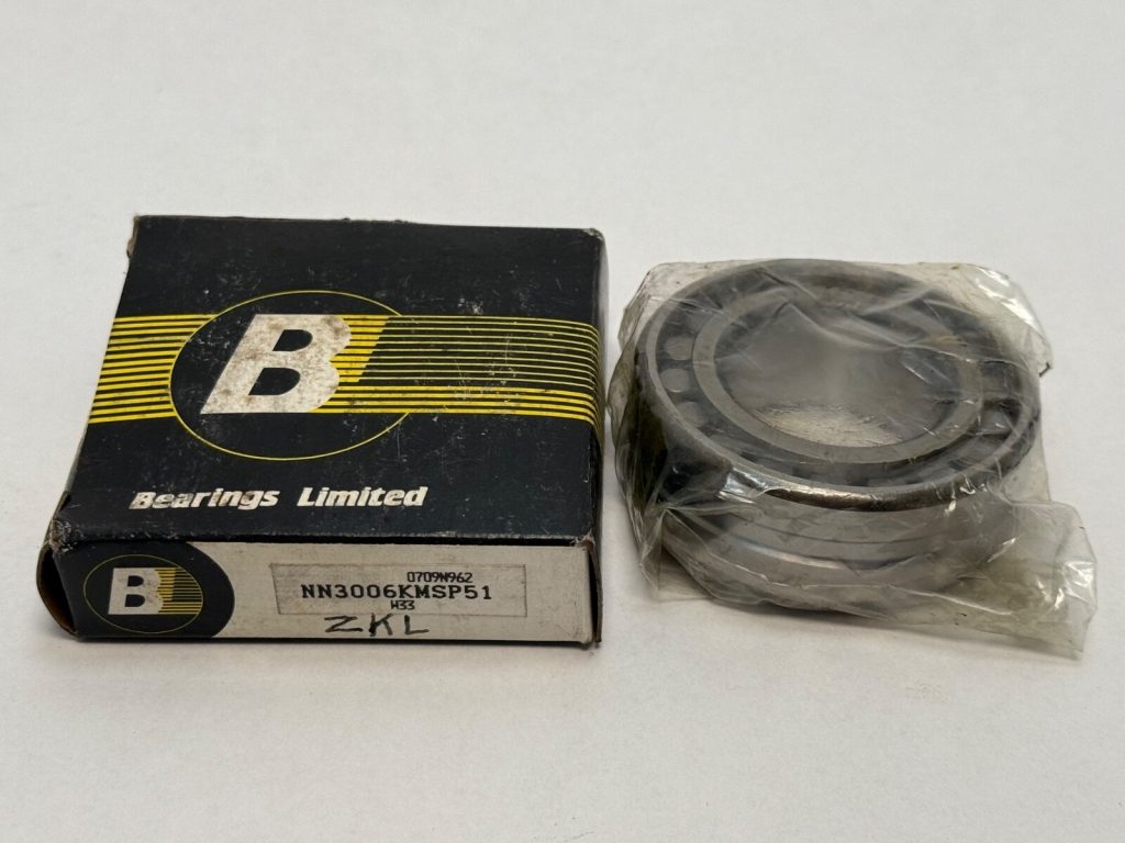Cylindrical Roller Bearing - Double Row, Tapered Bore, 30mm ID, 55mm OD, 19mm Width, Machined Brass Cage, Super Precision.