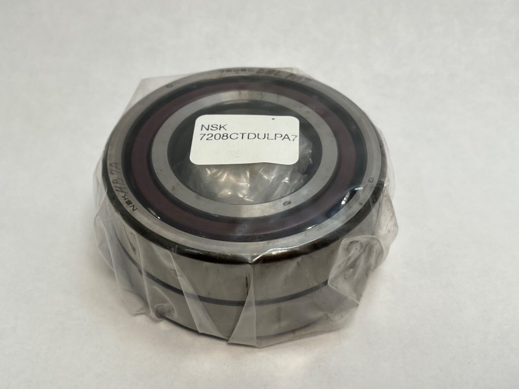 Angular Contact Ball Bearing - Straight Bore, 40 mm ID, 80 mm OD, 18 mm Width, Open, 15° Contact Angle, Light Preload.