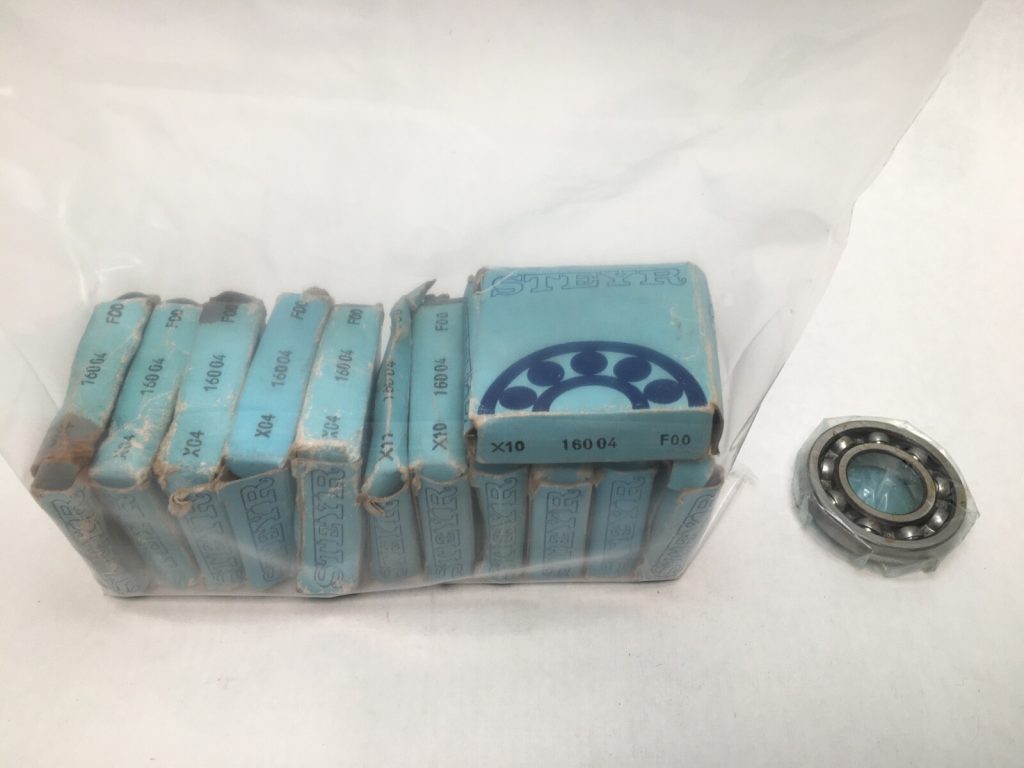 Deep Groove Ball Bearing - Straight Bore, 20mm ID, 42mm OD, 8mm Width, Open, Thin Section Series 12 pcs