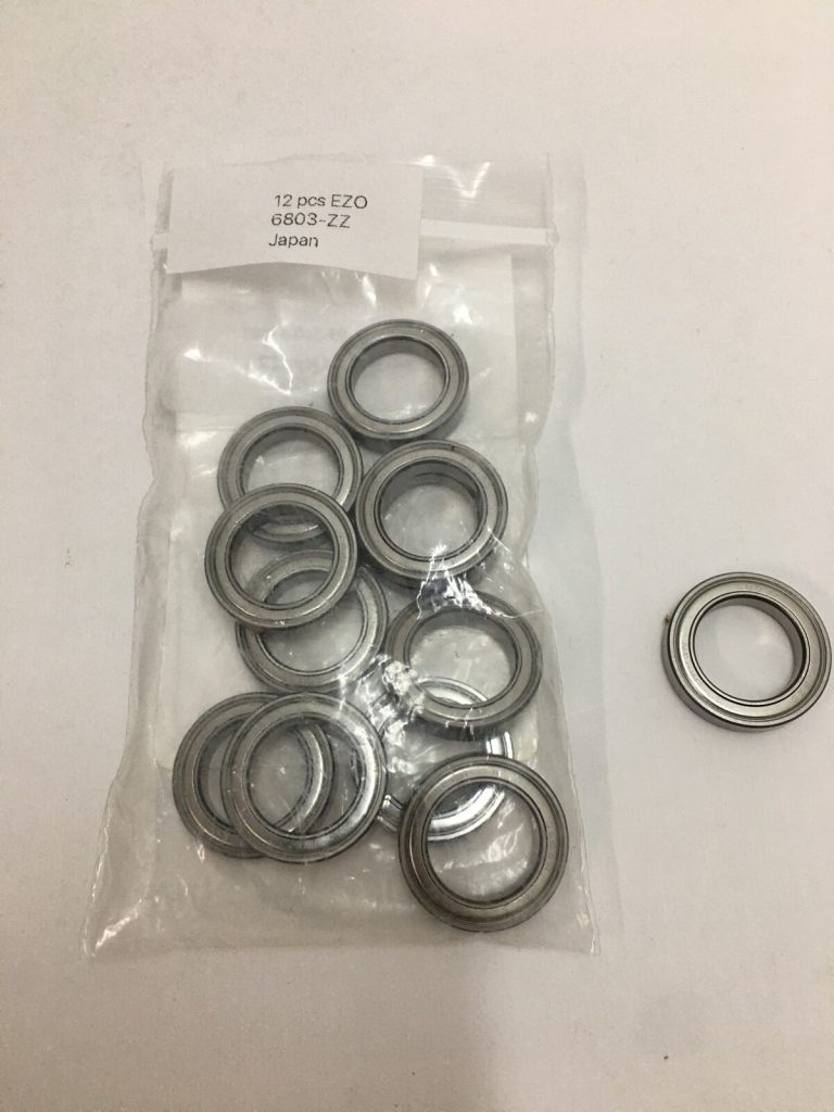 Deep Groove Ball Bearing - Straight Bore, 17 mm ID, 26 mm OD, 5 mm Width, Double Shield, Without Snap Ring 12 pcs