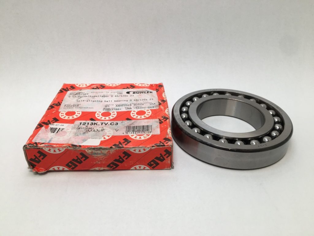 Self-Aligning Ball Bearing - Tapered Bore, 65mm ID, 120mm OD, 23mm Width, Open, C3 Internal clearance.