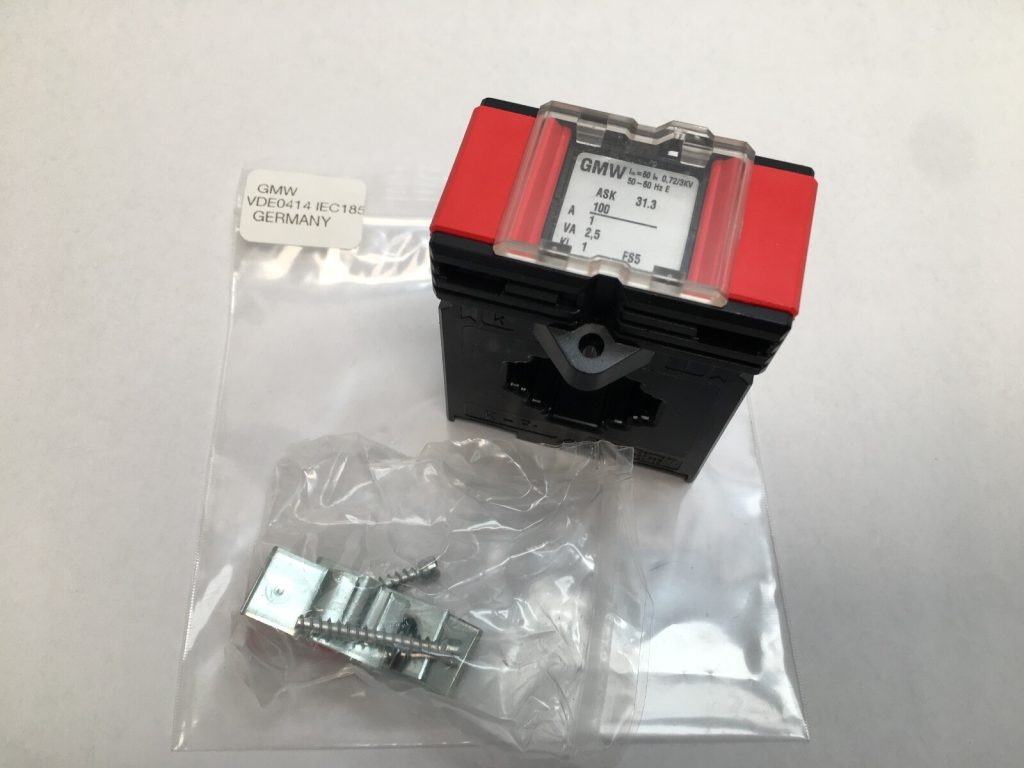 GMW VDE0414IEC185 Current Transformer w/ hardware VDE-0414 IEC-185 Germany